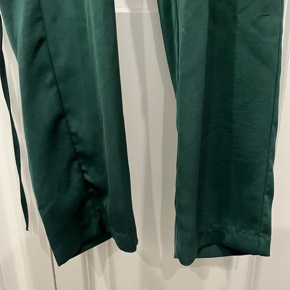 🛑SOLD🛑 Strut & Bolt Satin Wrap Jumpsuit - Picture 5 of 11